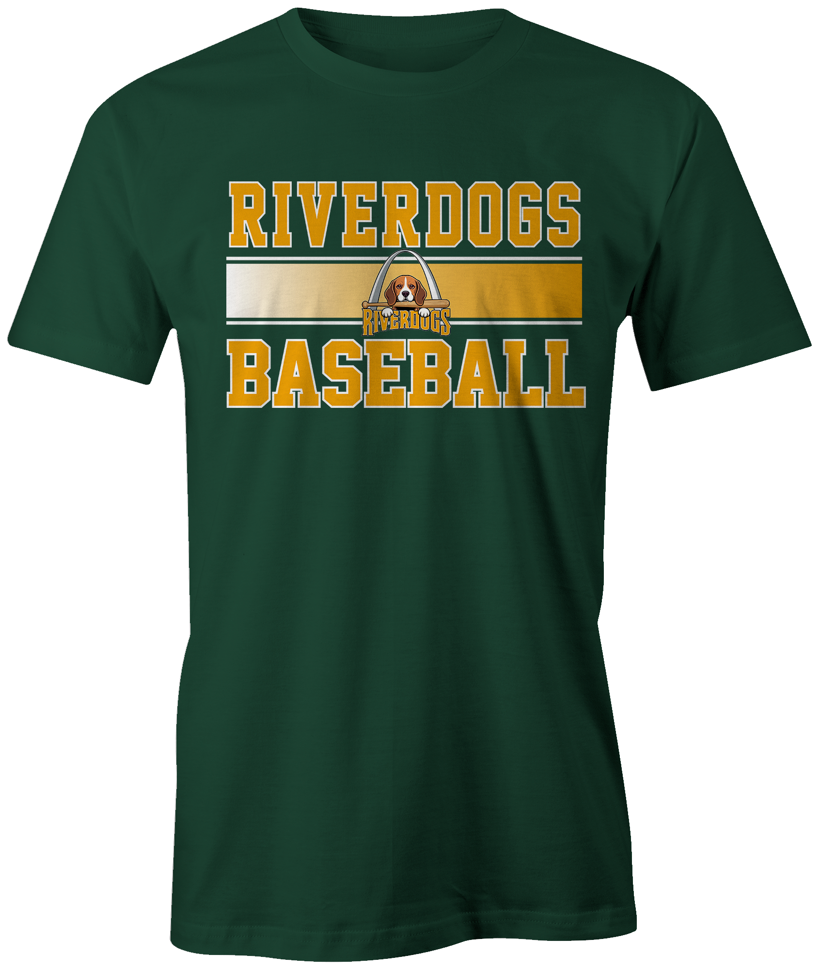 Riverdogs Baseball Stripe Tee